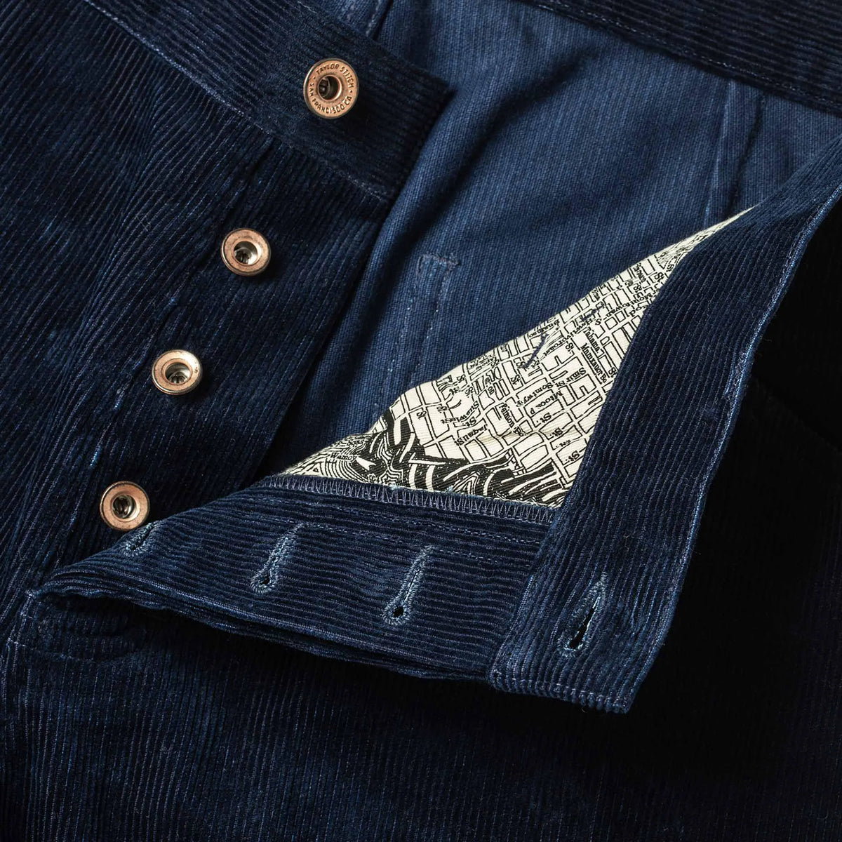 The Camp Pant in Indigo Corduroy