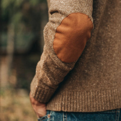 The Hardtack Sweater in Oak Donegal