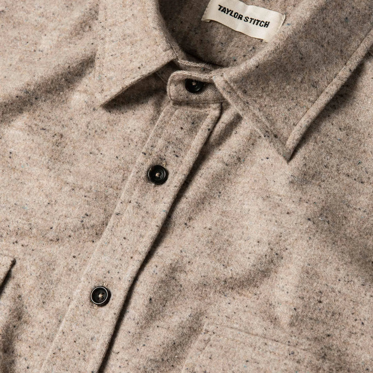 The Yosemite Shirt in Oat Donegal