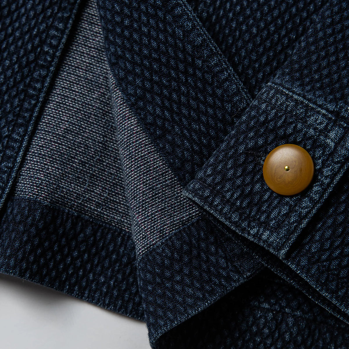 The Ojai Jacket in Indigo Diamond Plate