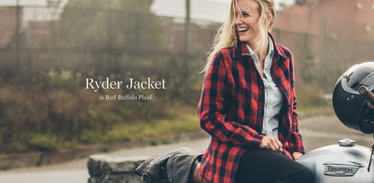 The Ryder Jacket in Red Buffalo Plaid