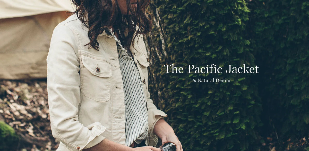 The Pacific Jacket in Natural Denim