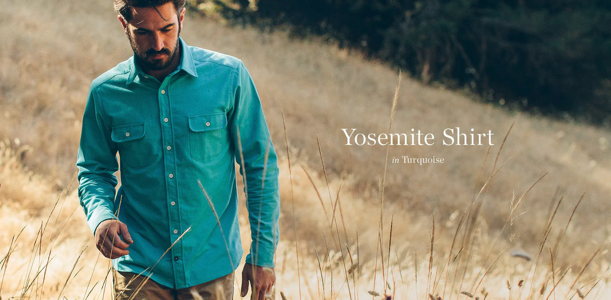 The Yosemite Shirt in Turquoise