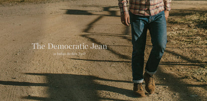 The Democratic Jean in Indigo Broken Twill