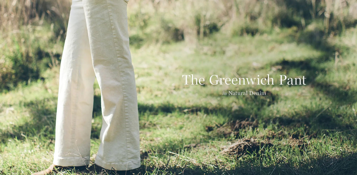 The Greenwich Pant in Natural Denim