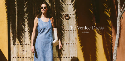 The Venice Dress in Azure