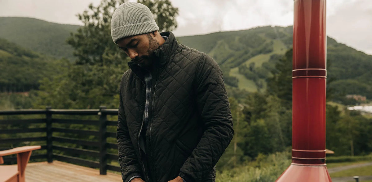 The Vertical Jacket in Black