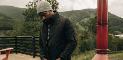The Vertical Jacket in Black